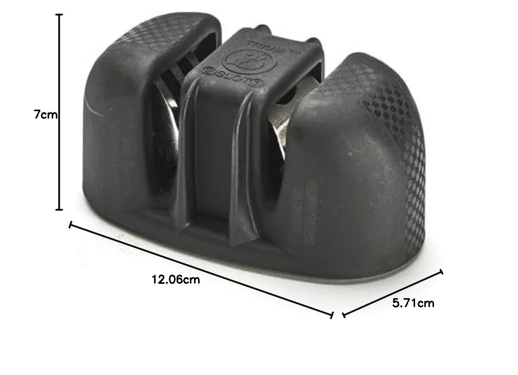 Ручная точилка De Buyer Trium 3-ступенчатая стальная черная 15,6 x 10,21 x 6,4 см, фото №5 Ручная точилка De Buyer Trium 3-ступенчатая стальная черная 15,6 x 10,21 x 6,4 см, фото №5