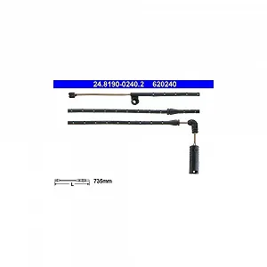 Датчик износа тормозных колодок ATE 24.8190-0240.2 для BMW передняя ось - Фото 1