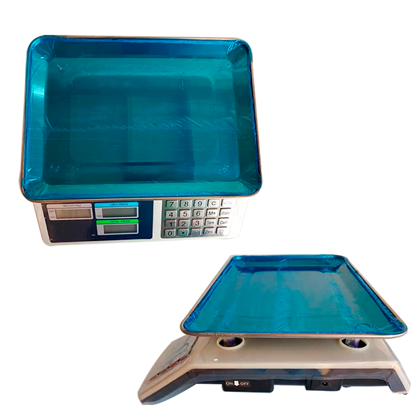 Ваги торговельні електронні з рахунком ціни ACS KitchenTech KT218 50кг 6В металу, фото №1