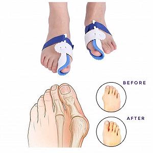 Коректор для великого пальця стопи TMXKOOK 7 шт. Подушечки для полегшення болю при Hallux Valgus, шина, пінетки, захист synthetic.ua - Фото 1