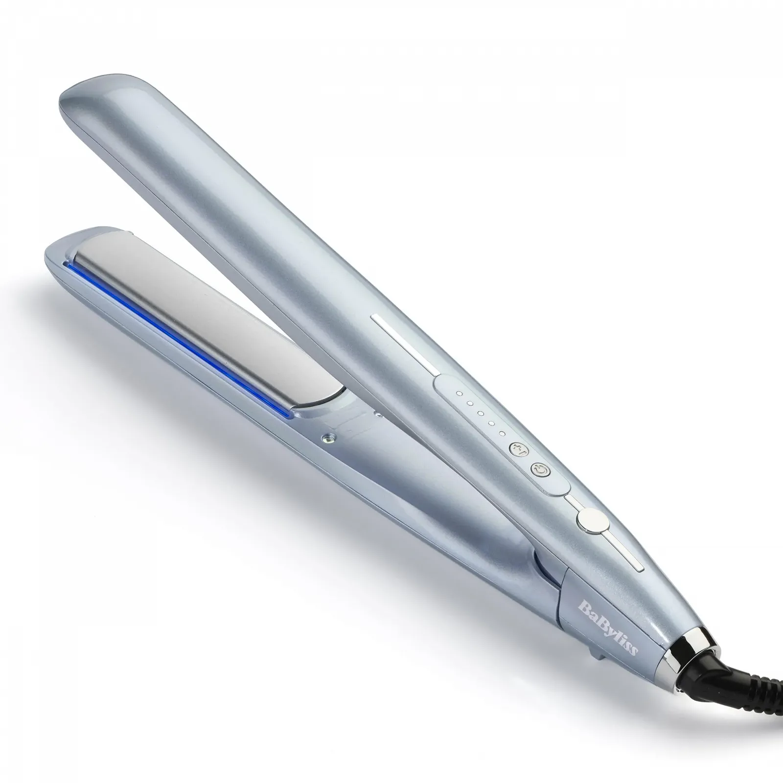 Выпрямитель для волос BaByliss Hydro Fusion ST573E 5 температурных режимов Голубой, фото №1 Выпрямитель для волос BaByliss Hydro Fusion ST573E 5 температурных режимов Голубой, фото №1