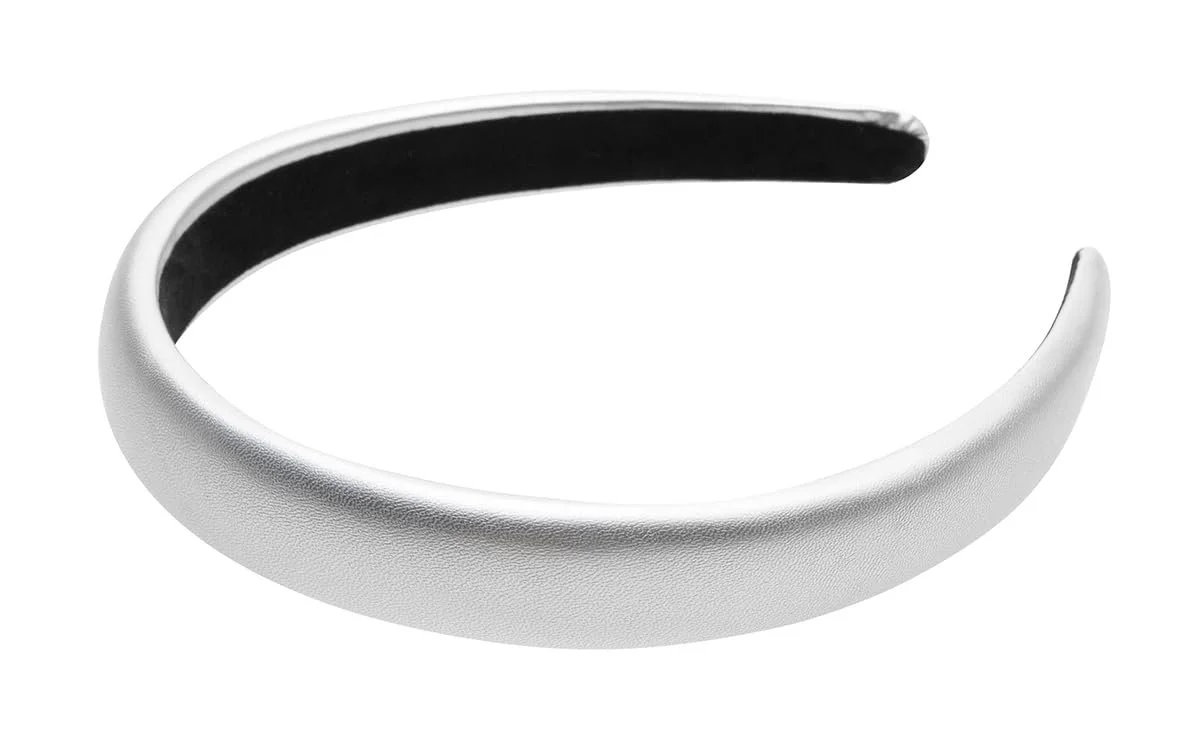 Обруч Axy М'який з металевим кольором HR27D Срібний, фото №2
