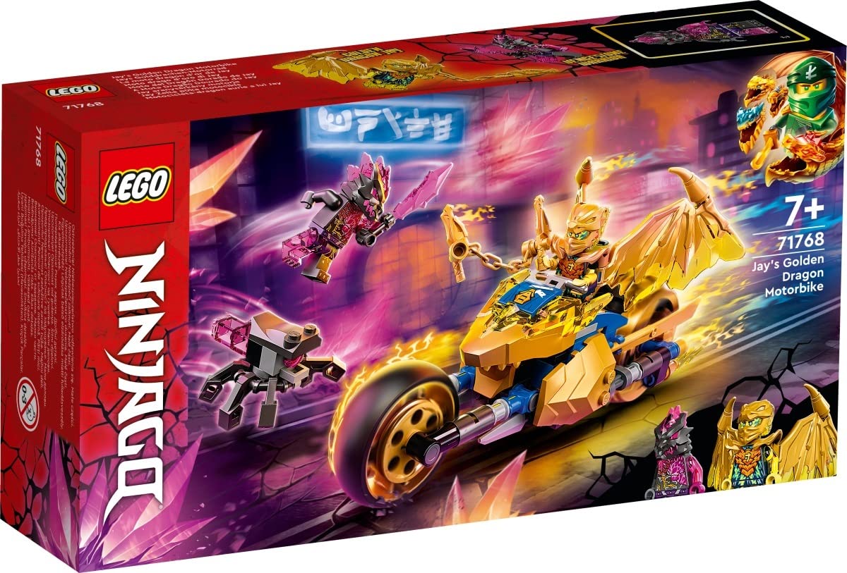 Конструктор Lego 71769 Coles Dragon Speedster, 71768 Jays Gold Dragon Motorcycle, 30592 Mini Thunder Hunter, фото №4