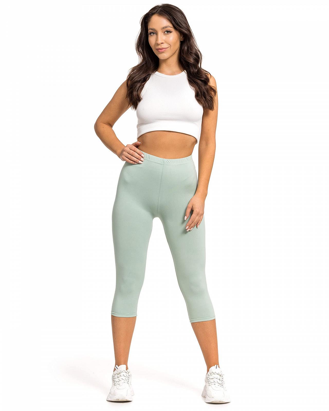 Шорты SOFTSAIL 3/4 для женщин Plus Size Средняя посадка, фото №1