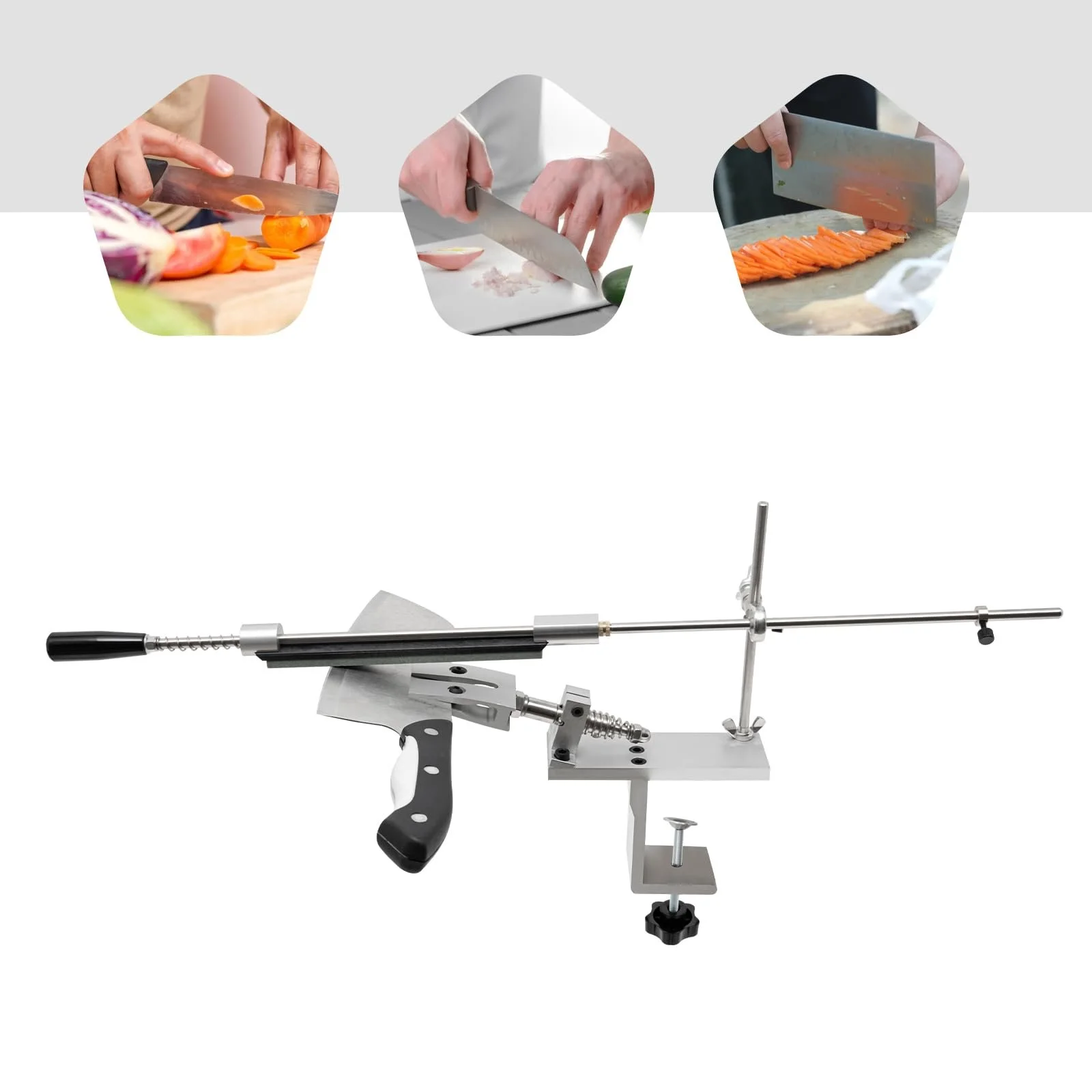 Точилка для ножів Flip Angle ручна професійна система з 6 точильними каменями, фото №4 Точилка для ножів Flip Angle ручна професійна система з 6 точильними каменями, фото №4