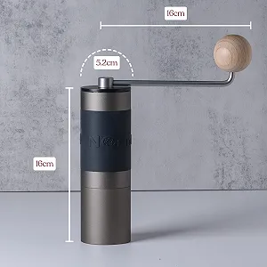 Ручная кофемолка KINGrinder K2 с 140 регулируемыми степенями помола для Aeropress, френч-пресса, капельного кофе, эспрессо, вместимость 20-25 г synthetic.ua - Фото 1