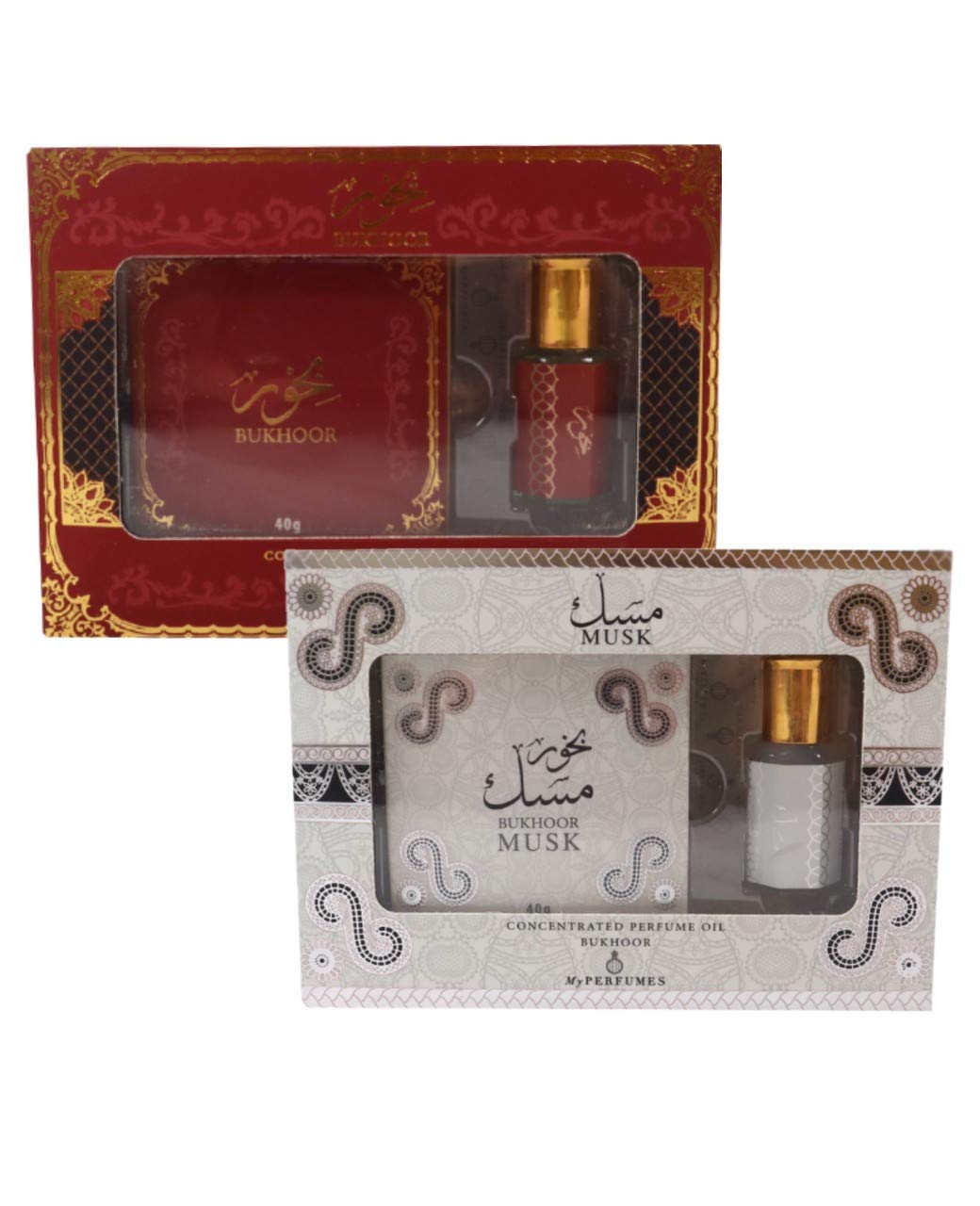 Набор My Perfumes Arabian Oud Bukhoor 40г масло 6мл мускус и агаровое дерево (Набор Oud), фото №4