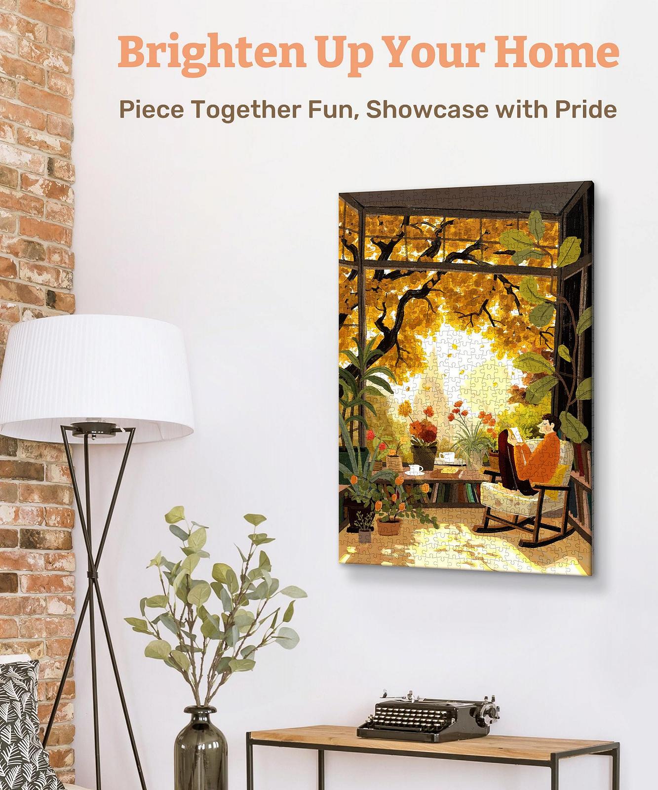 Підвісний пазл-картина PieceRelax Paco Yao Autumn Weekend [HN1461] 696 деталей, фото №2