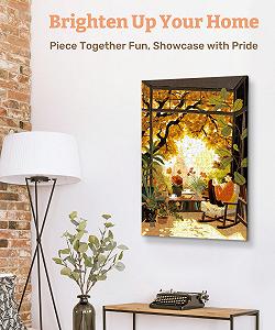 Підвісний пазл-картина PieceRelax Paco Yao Autumn Weekend [HN1461] 696 деталей synthetic.ua - Фото 1