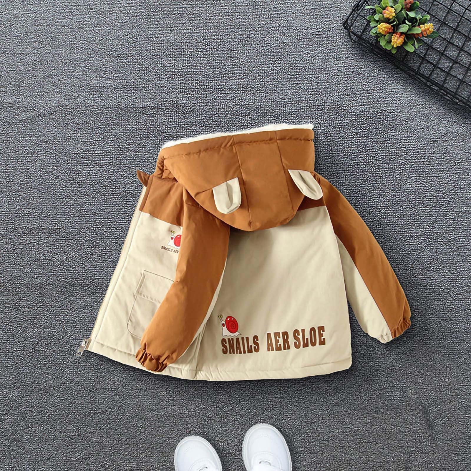 Детская зимняя куртка Generisch хлопковая с длинными рукавами, удлиненное пальто, утепленная, ветрозащитная, фото №3 Детская зимняя куртка Generisch хлопковая с длинными рукавами, удлиненное пальто, утепленная, ветрозащитная, фото №3