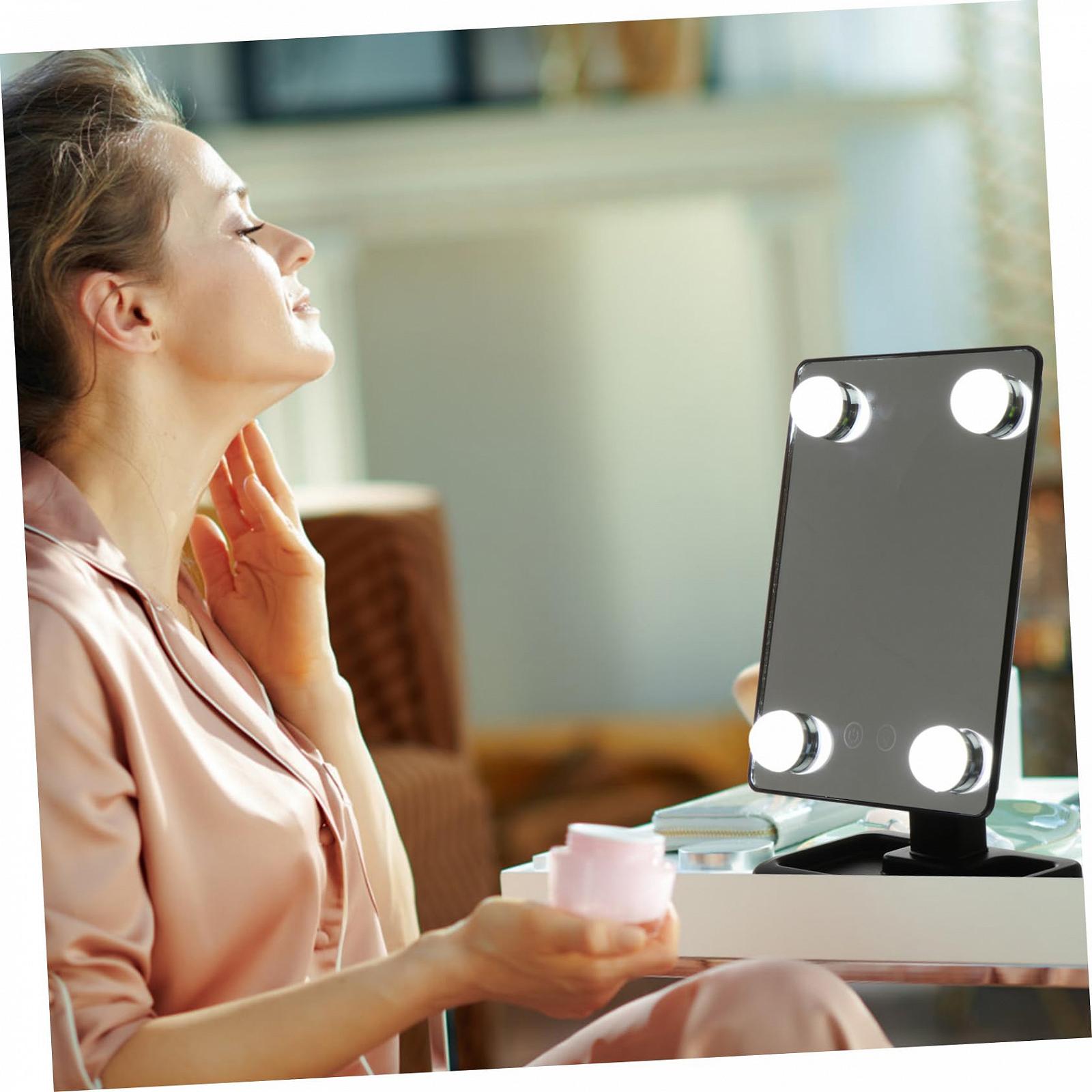 Дзеркало Angoily Led-косметичне компактне 2st ABS, фото №3