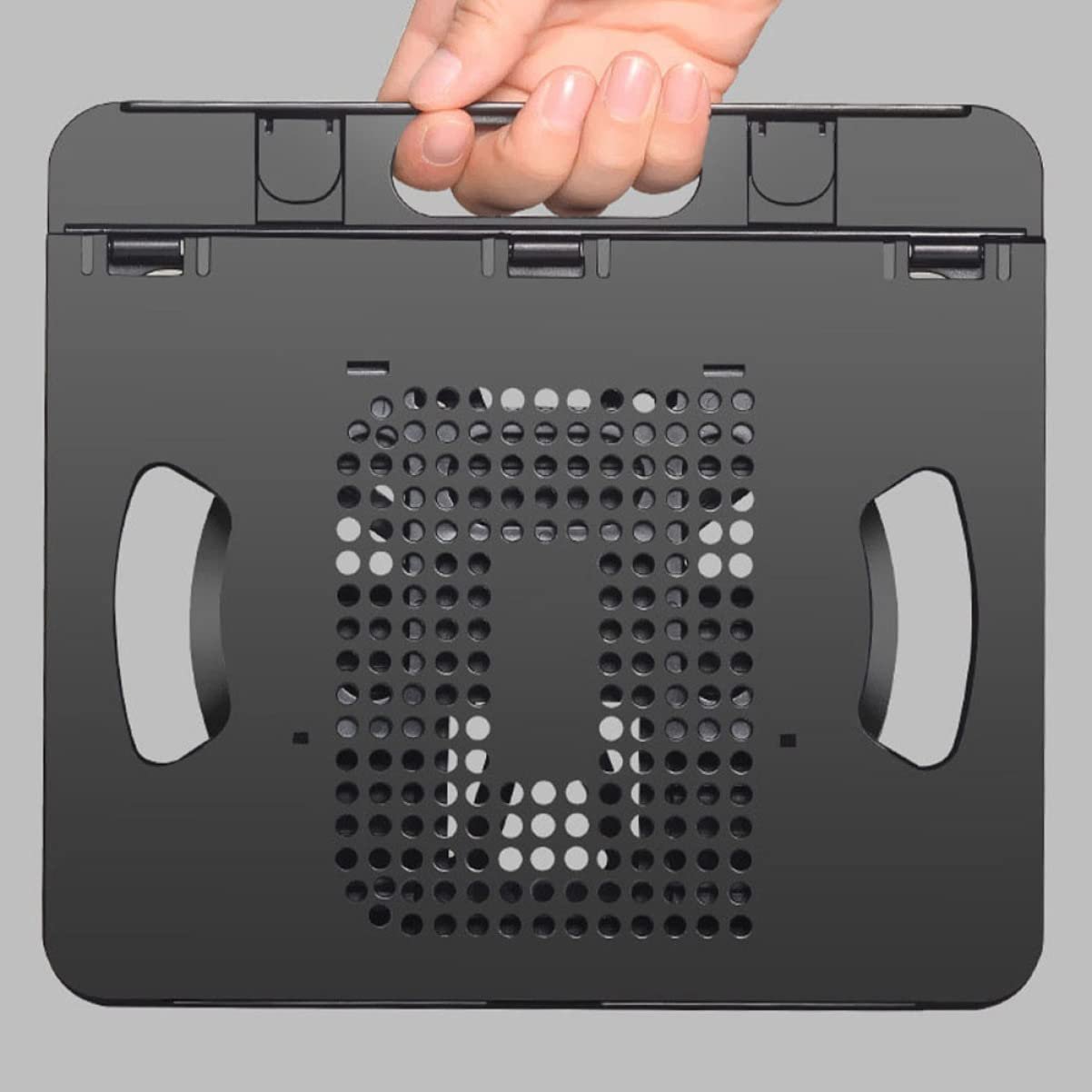 Подставка для ноутбука складная с регулировкой и вращающимся основанием для отвода тепла, фото №7