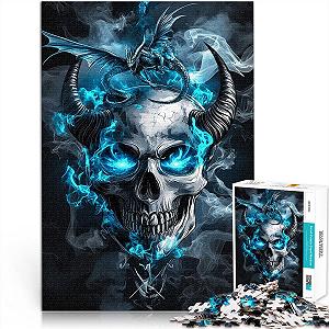 Пазл A Threatening Skull 1000 деталей 38 x 52 см - Фото 1