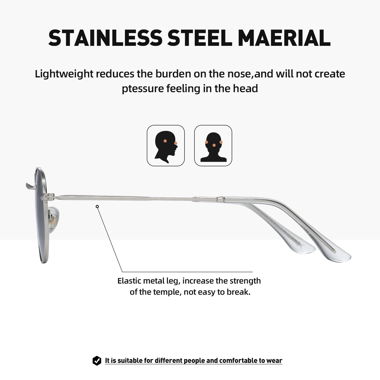 Сонцезахисні окуляри H HELMUT JUST Шестикутні Ретро Поляризовані Металеві, фото №5 Сонцезахисні окуляри H HELMUT JUST Шестикутні Ретро Поляризовані Металеві, фото №5