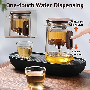 Чайник-заварник Magische Teekanne Mini-Reise скляний для відокремлення чаю від води synthetic.ua - Фото 1