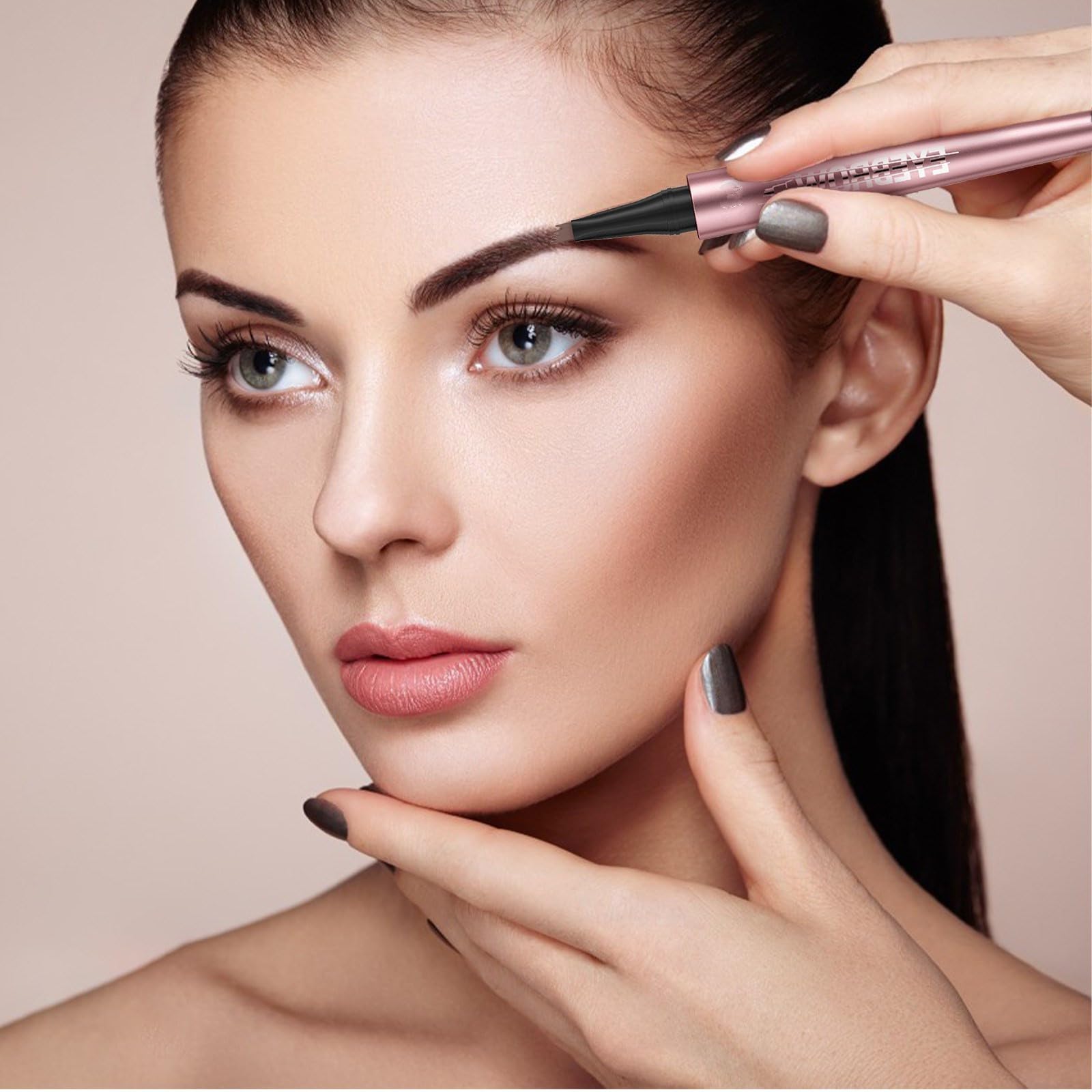 Олівець для брів Eyebrow Microblading Pen Waterproof 2024 Light Coffee, фото №2