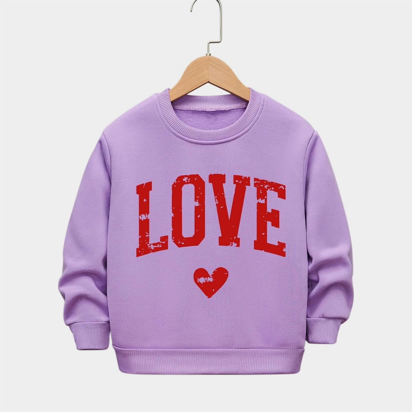 NZYIHAO Унісекс Дитячий світшот до Дня Святого Валентина, фото №7 NZYIHAO Унісекс Дитячий світшот до Дня Святого Валентина, фото №7