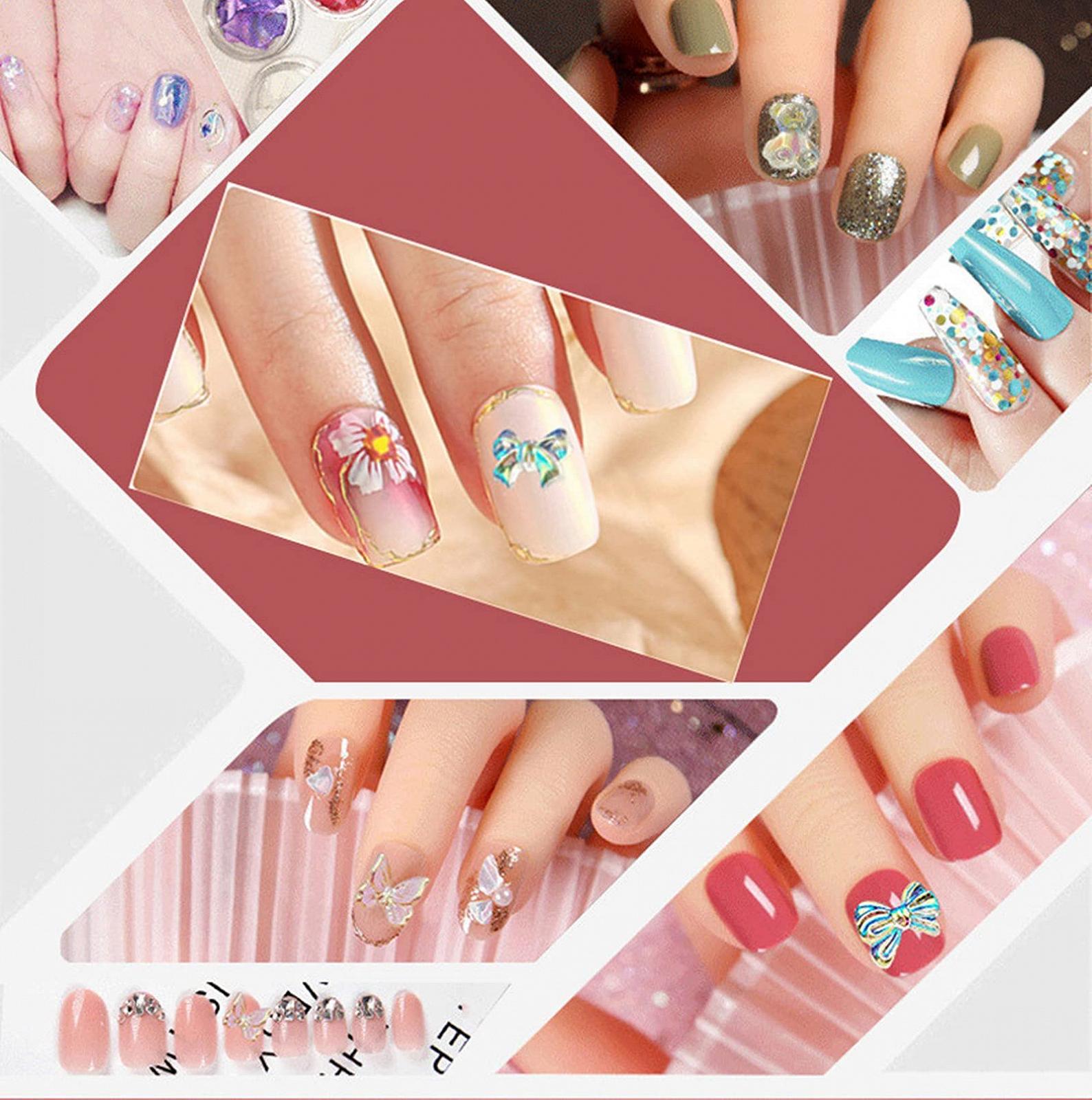 Бантик 3D, Набір 42 шт. для дизайну нігтів, фото №2