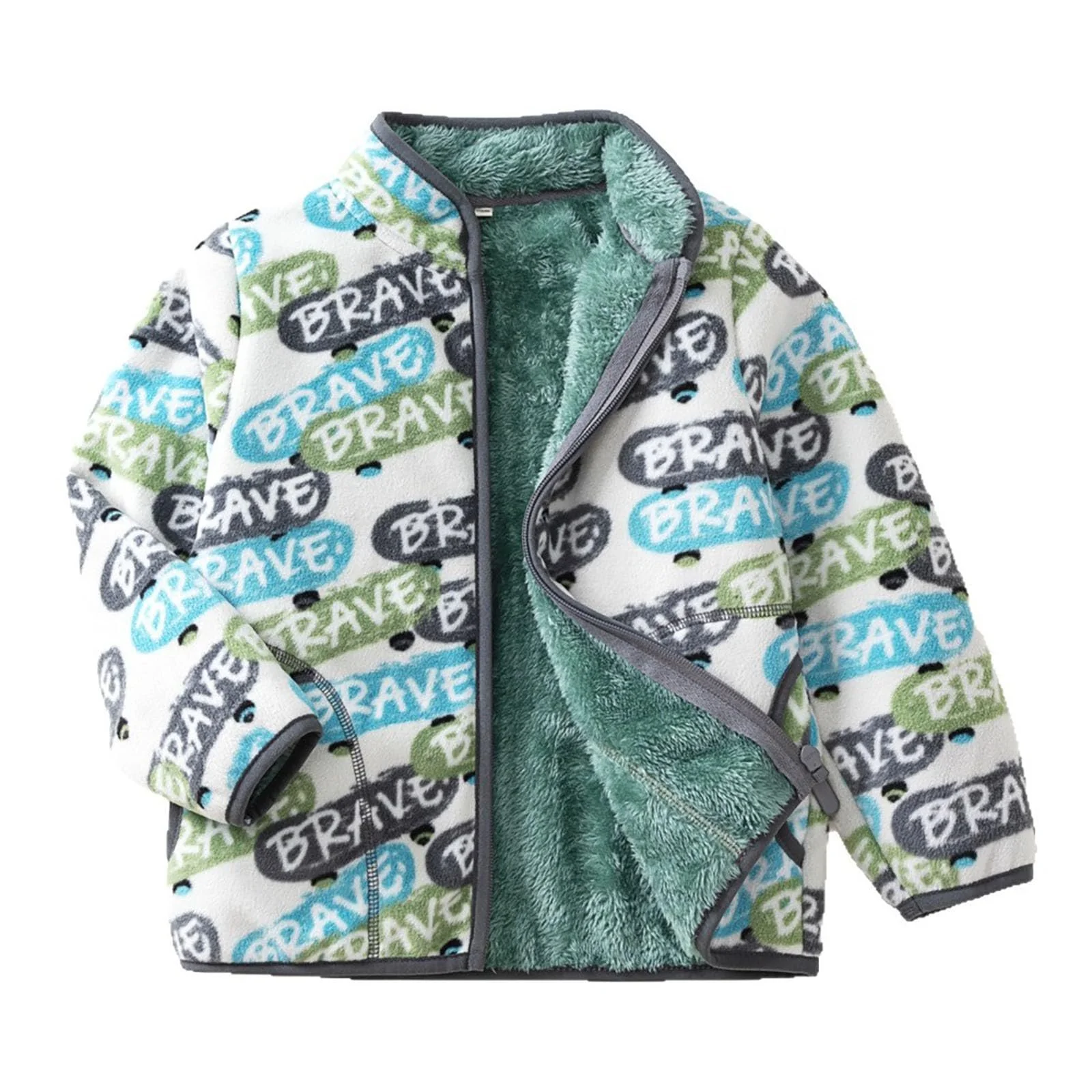 Флісова куртка Generisch Дитяча тепла куртка з принтом, фото №2