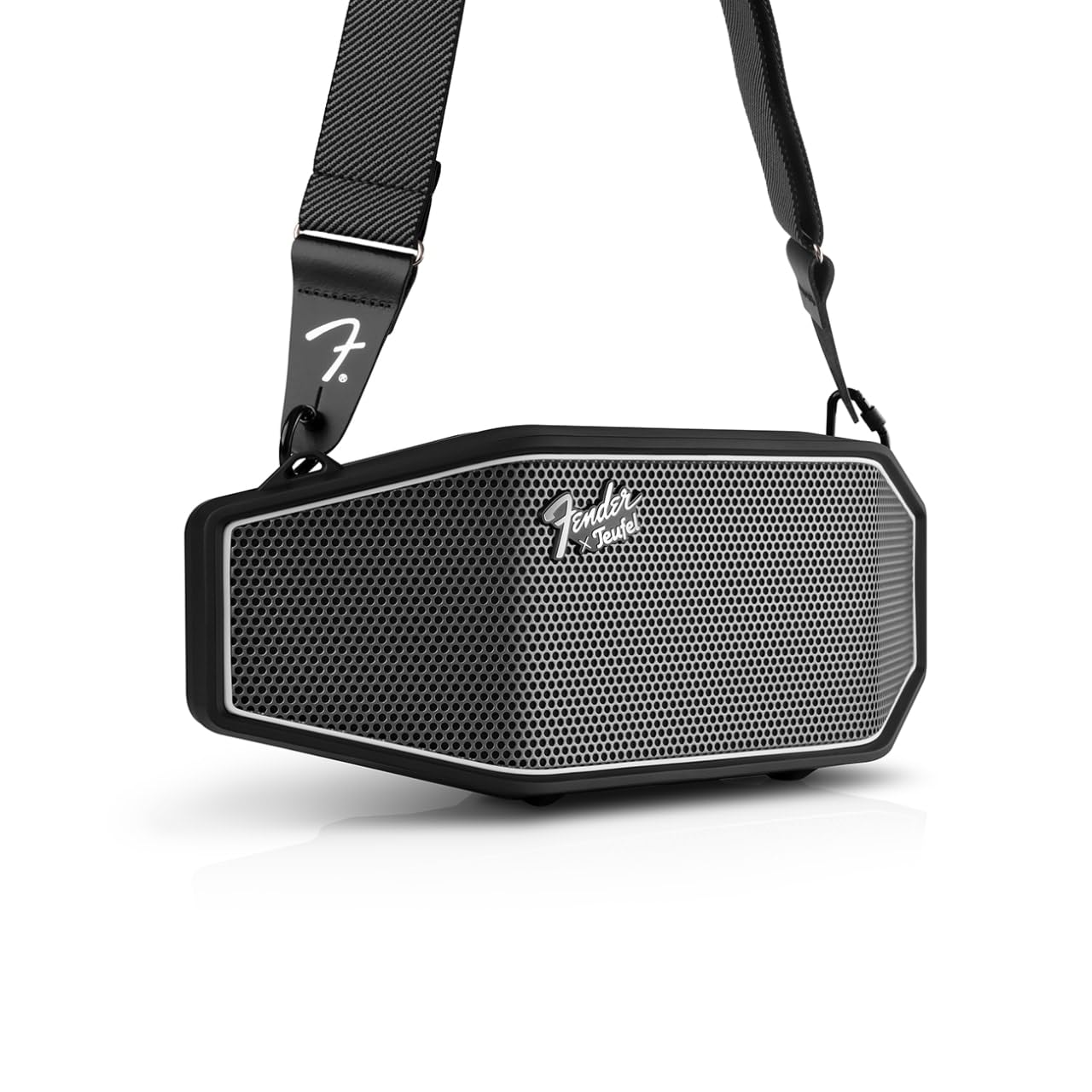 Колонка Teufel Fender x Rockster Cross Портативна Bluetooth Захист від бризок IPX5 Чорний, фото №3
