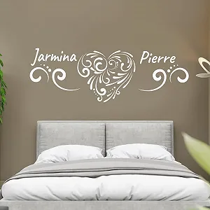 Наклейка на стіну tjapalo w-pkm306na Heart with Name 100 x 35 см - Фото 1