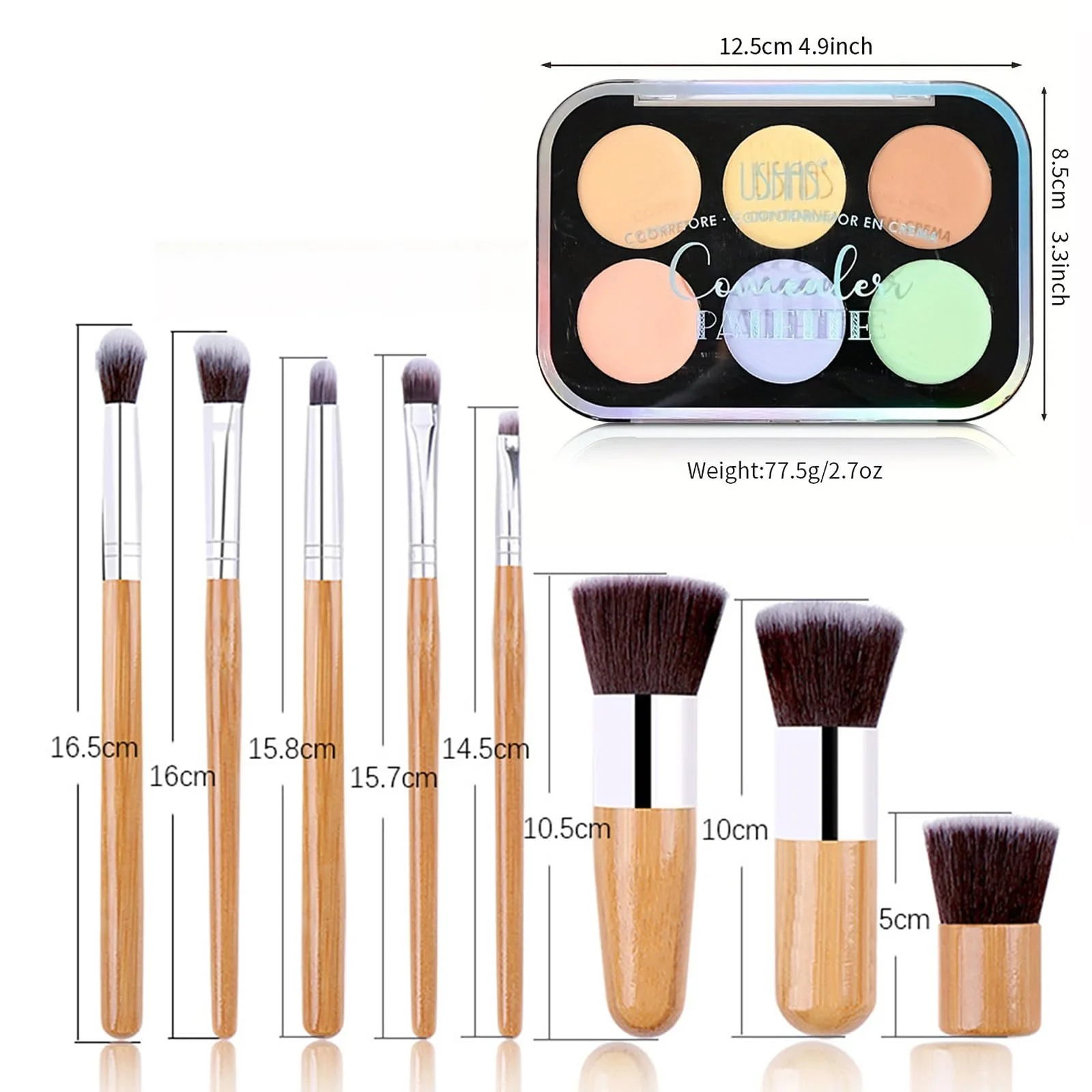 Палетка для коррекции цвета Joyeee, Палетка консилеров, 6 кремовых оттенков, фото №6