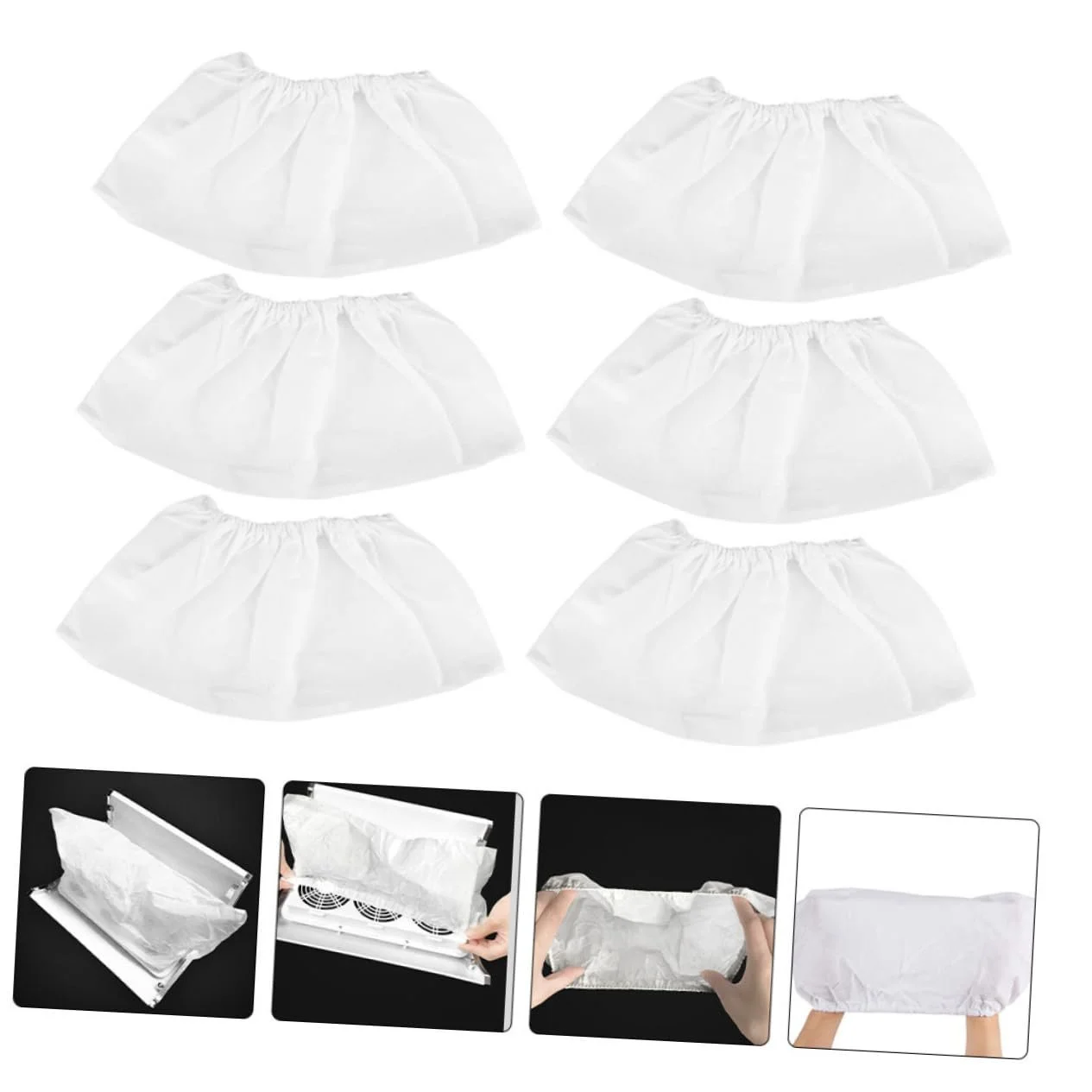 Мешок для пылесоса для ногтей OATIPHO 6 шт., нетканый материал, белый, фото №8