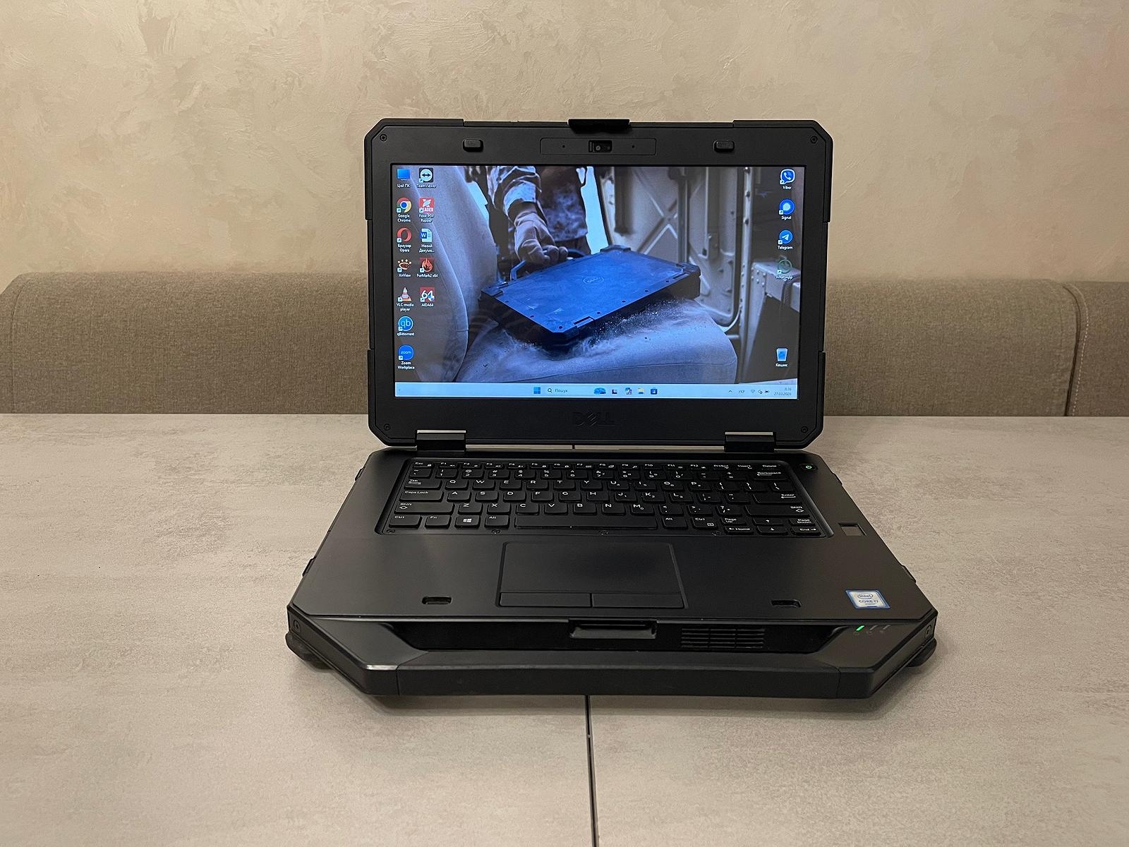 Захищений ноутбук Dell 5414 Rugged, 14", i7-6600U, 16GB, 256GB SSD, фото №1