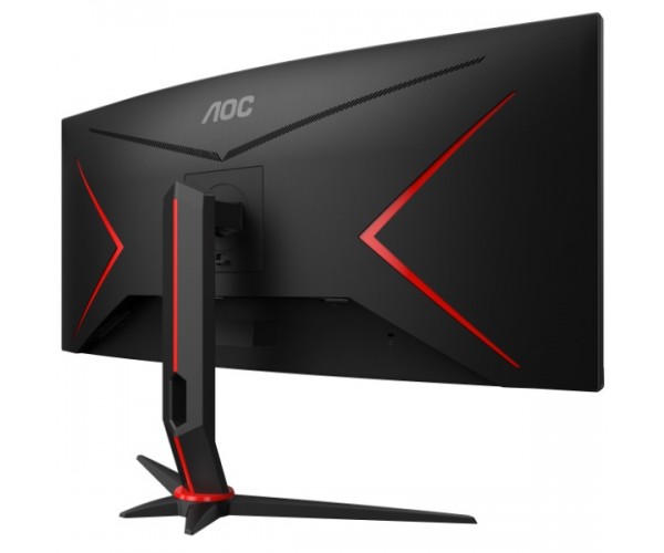 TFT 34" AOC CU34G2XP WQHD VA 180Гц 1мс вигнутий HDMIx2 DPx2 USB колонки чорний, фото №5