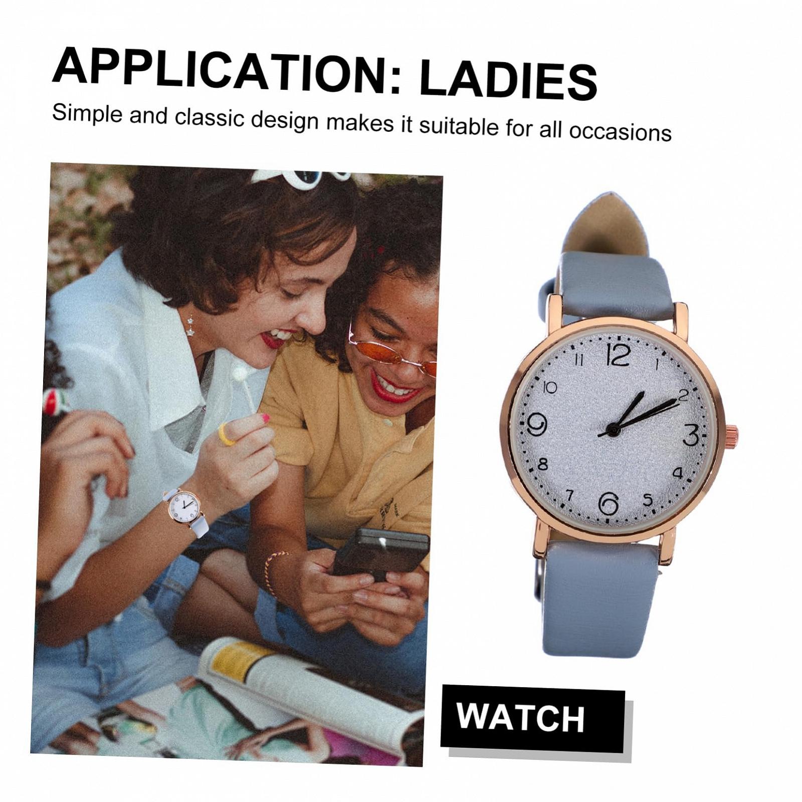 Цифровые Часы PartyKindom для женщин с прозрачным ультратонким корпусом и регулируемым дышащим кожаным ремешком, точный кварцевый механизм, легкие наручные часы для подростков и женщин, фото №2 Цифровые Часы PartyKindom для женщин с прозрачным ультратонким корпусом и регулируемым дышащим кожаным ремешком, точный кварцевый механизм, легкие наручные часы для подростков и женщин, фото №2