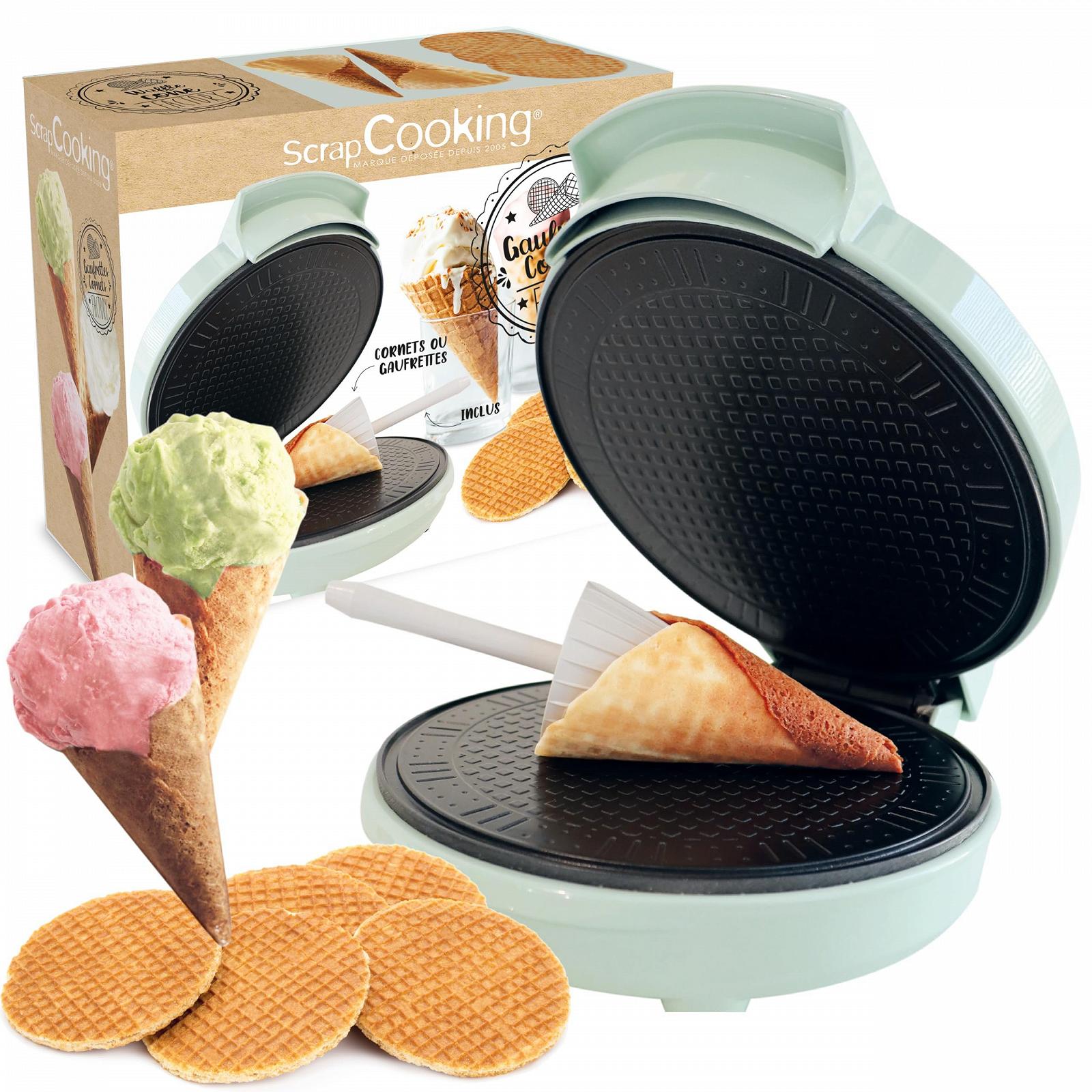 Вафельница ScrapCooking Waffles & Cornet Factory 2-в-1, фото №1