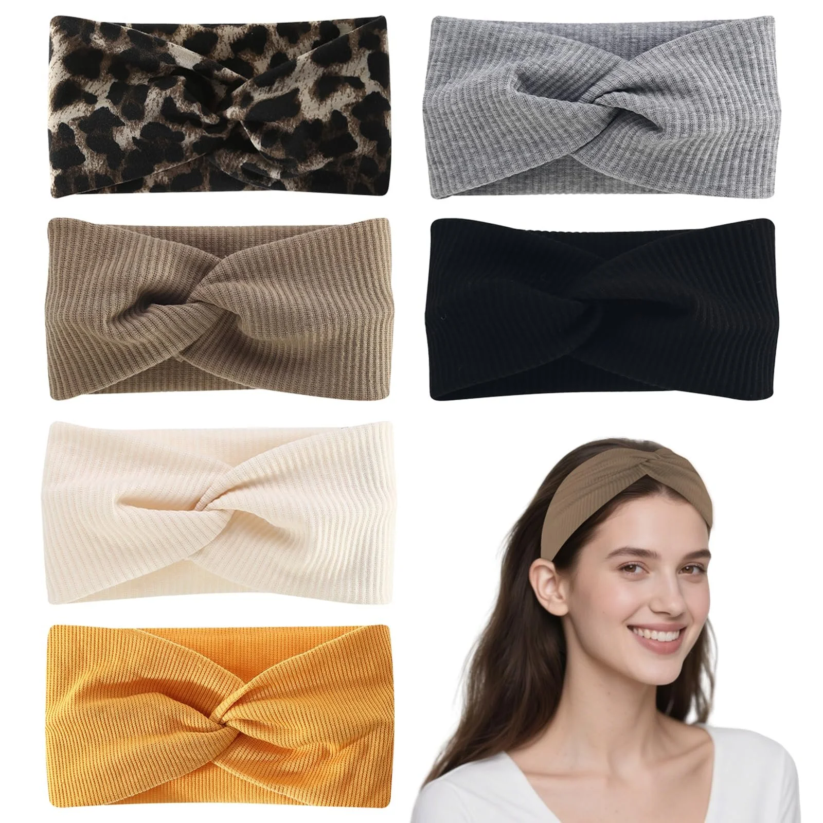 Набір з еластичних пов'язок для волосся для жінок, фото №1