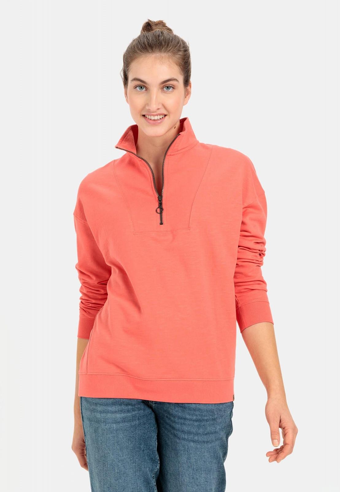 Женский свитшот Troyer Collar camel active, фото №2