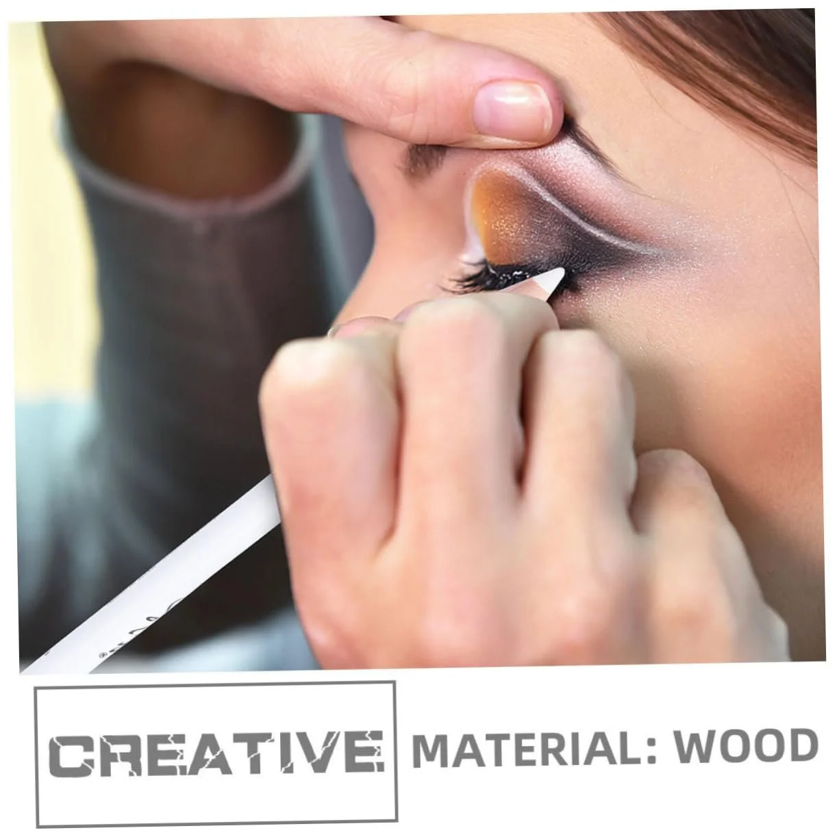 Олівець для очей FRCOLOR, водостійкий, білий, фото №6 Олівець для очей FRCOLOR, водостійкий, білий, фото №6