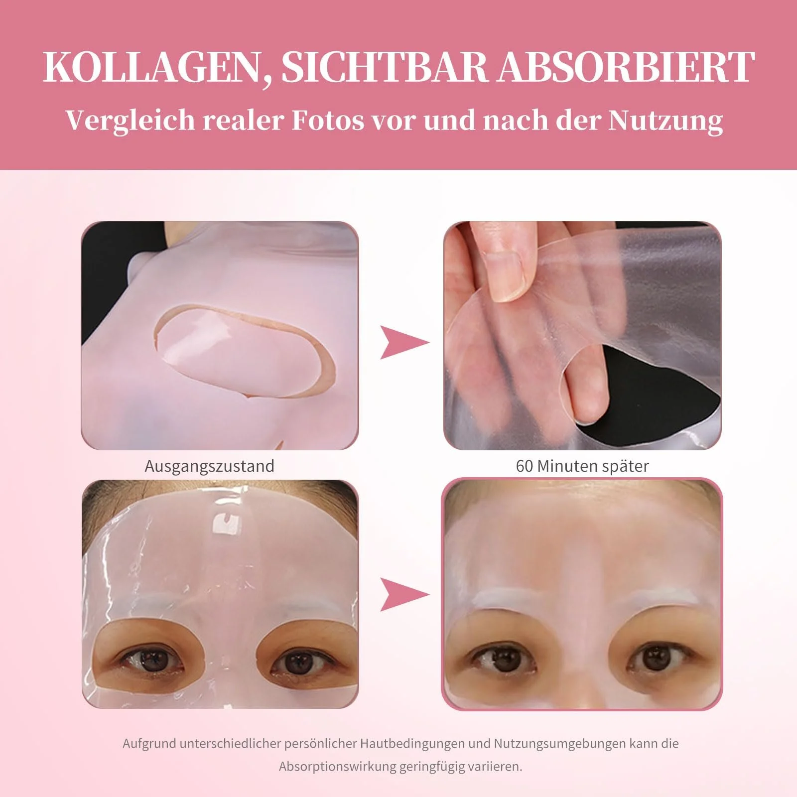 Маска Shefave Колаген, рожева колагенова маска нічна, фото №5