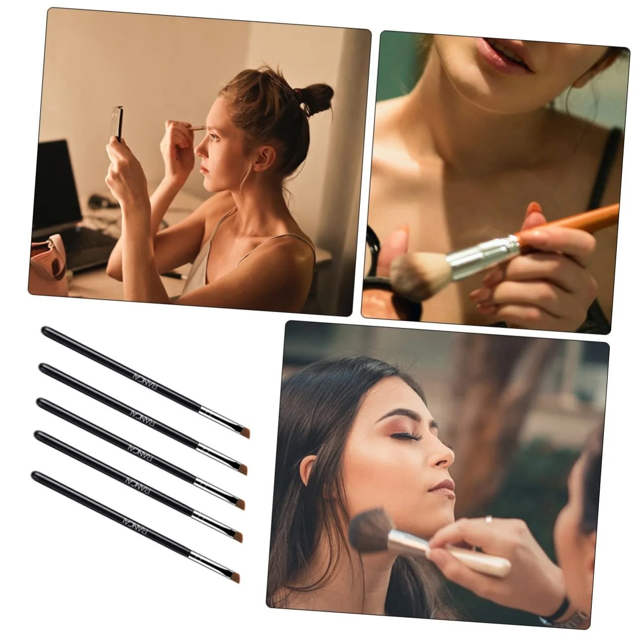 Пензлі MAGICLULU для макіяжу 5шт Практичний, фото №3 Пензлі MAGICLULU для макіяжу 5шт Практичний, фото №3