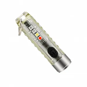 Міні ліхтарик-брелок KOMBIUDA USB акумуляторний LED Сильне світло Компактний Легкий - Фото 1