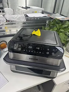 Мультипіч DEIME Dual Zone 10 л 2400 Вт 8 програм з оглядовим вікном Чорна ціна на synthetic.ua - Фото 1 Мультипіч DEIME Dual Zone 10 л 2400 Вт 8 програм з оглядовим вікном Чорна synthetic.ua - Фото 1