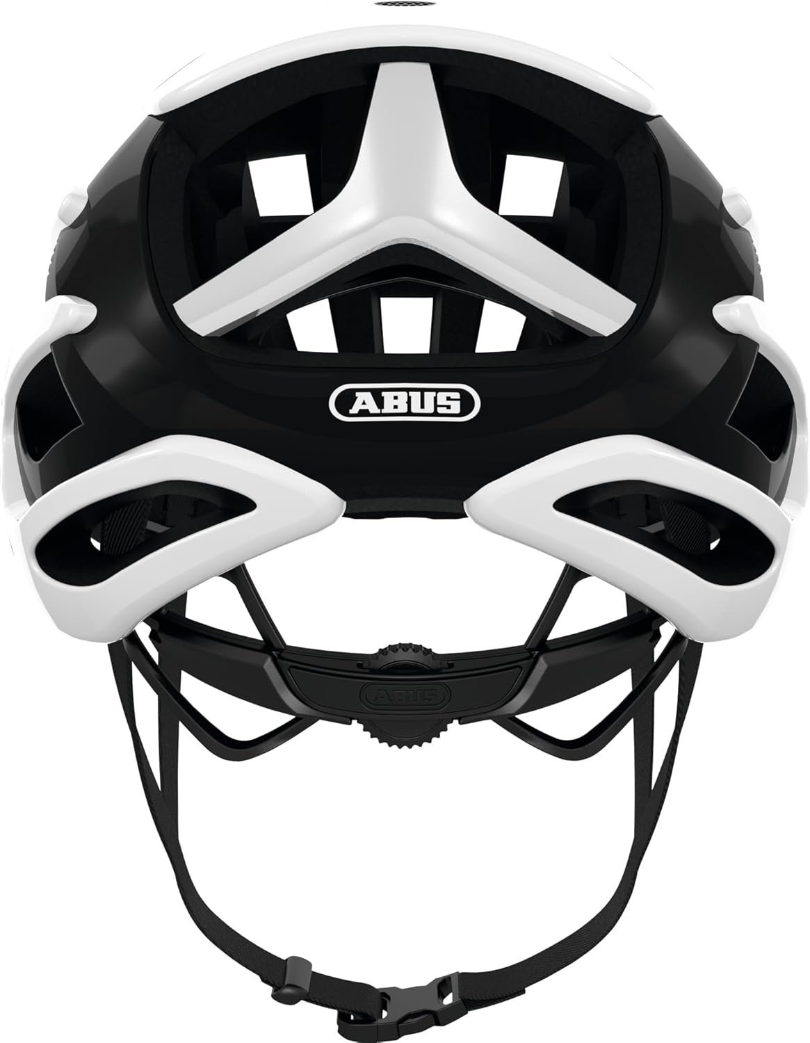 Велосипедний шолом ABUS AirBreaker M (52-58) Polar White, фото №3
