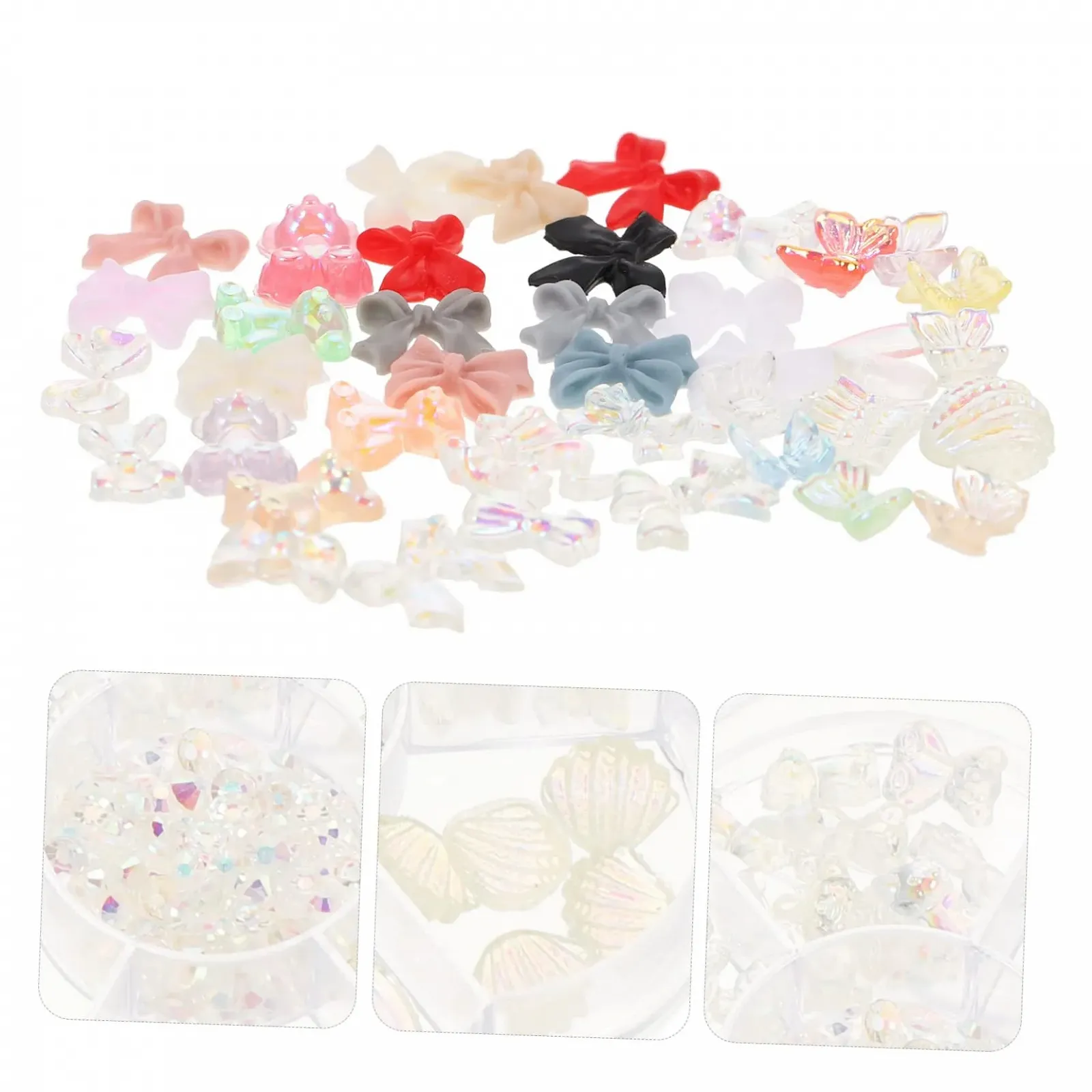 Подвеска для ногтей FOMIYES Бабочка 3D, фото №2