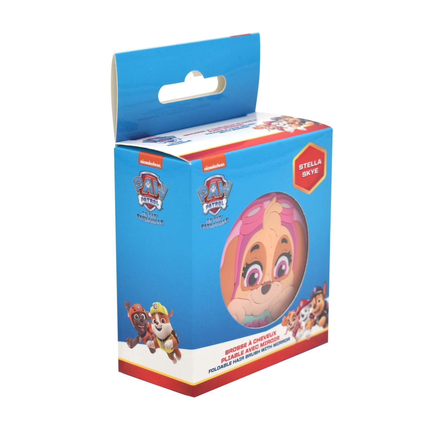 Детская расческа Paw Patrol, массажная щетка для волос без выдергивания кожи головы с карманным зеркалом против узлов и секущихся кончиков для всех типов волос для детей, фото №9