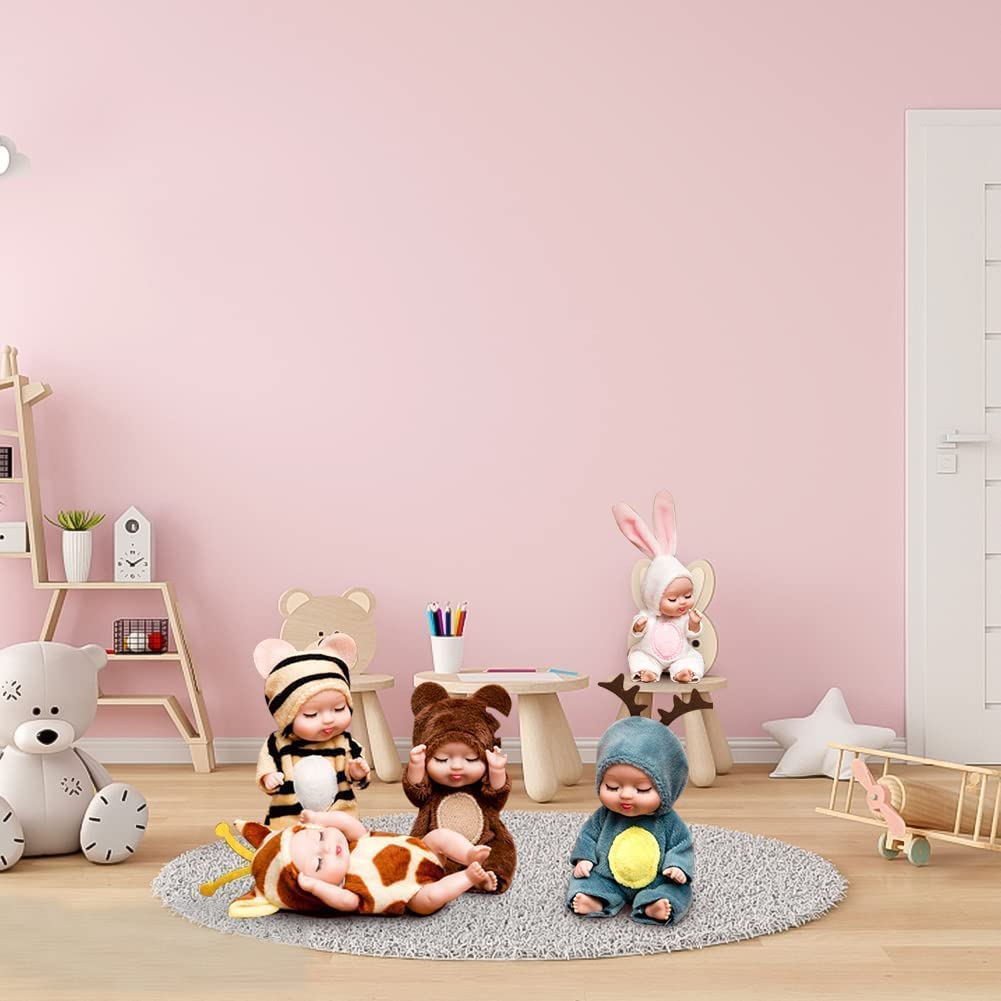 Кукла NGUMMS AA01 Mini Newborn Reborn Baby Mini Sleeping, фото №3