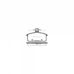 Комплект гальмівних колодок, дискове гальмо TRISCAN 8110 69012 для IVECO SUZUKI SANTANA - Фото 1