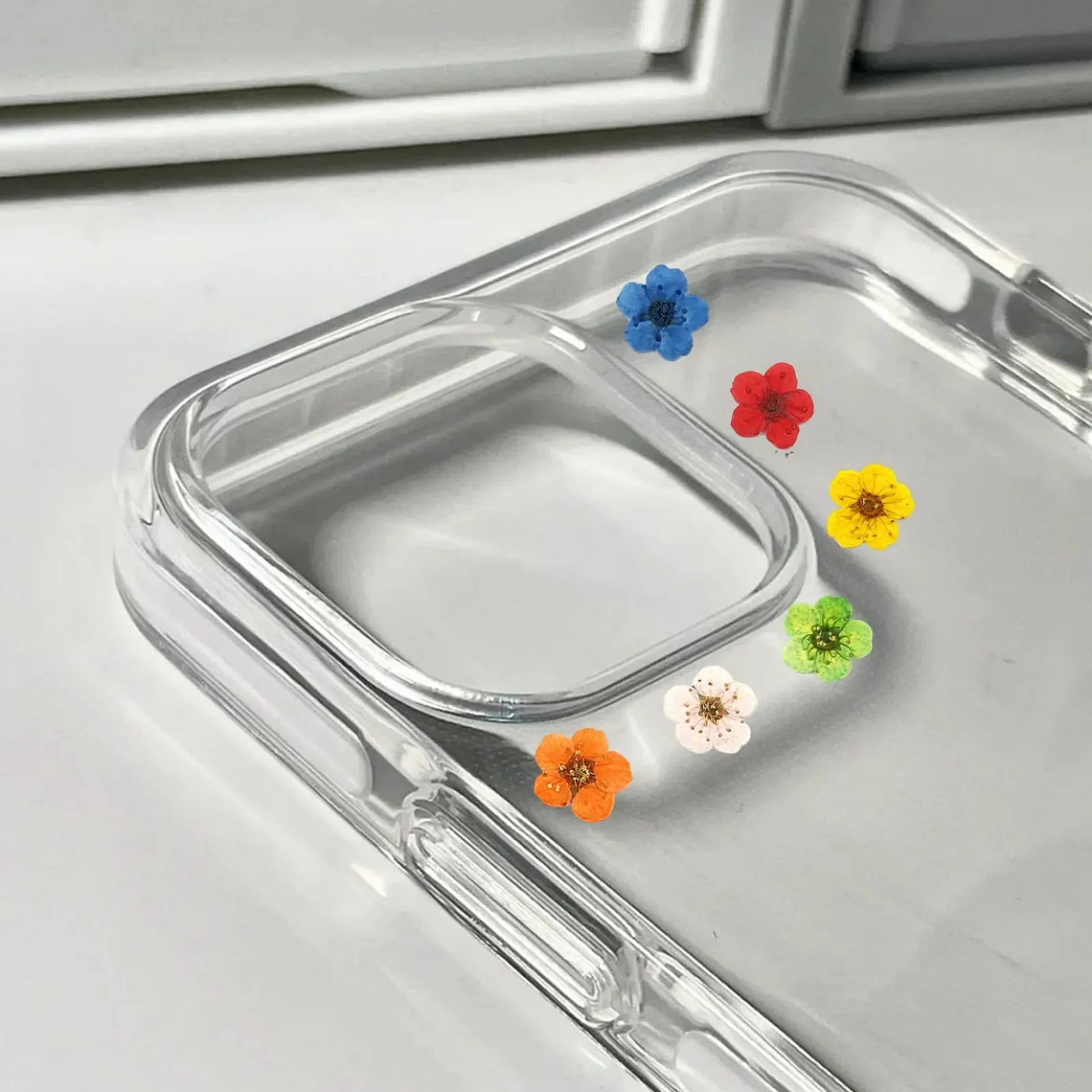 Сушені квіти для нігтів, сушені квіти з смоли, 16 штук, фото №6