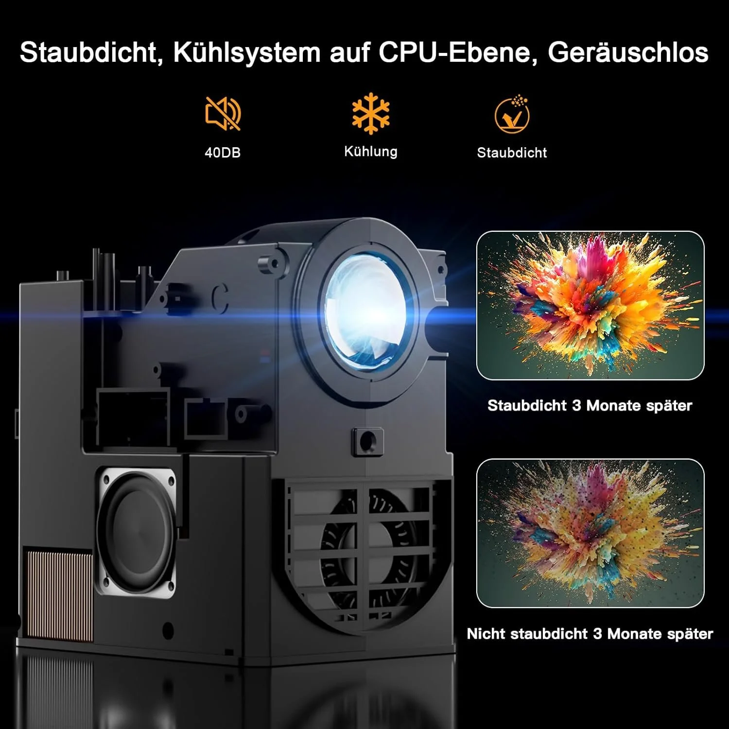 Проектор SCREENMAX C7 Full HD Wi-Fi Bluetooth, фото №5