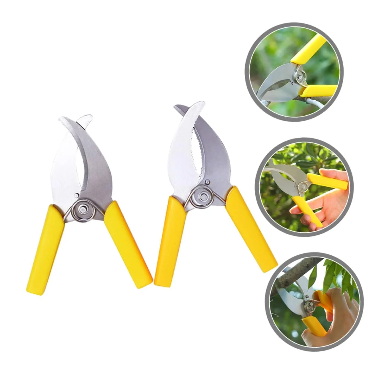 Кільцевий ніж для кори Happyyami Нержавіюча сталь 2 шт., фото №6