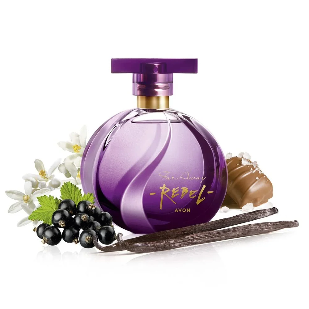 Парфюмированная вода Avon Far Away Rebel 50 мл Цветочный Восточный аромат, фото №2