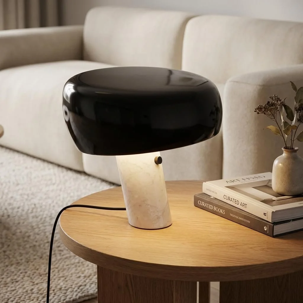 Світлодіодна настільна лампа B·LED BARCELONA Flick метал та мармур E27, фото №3