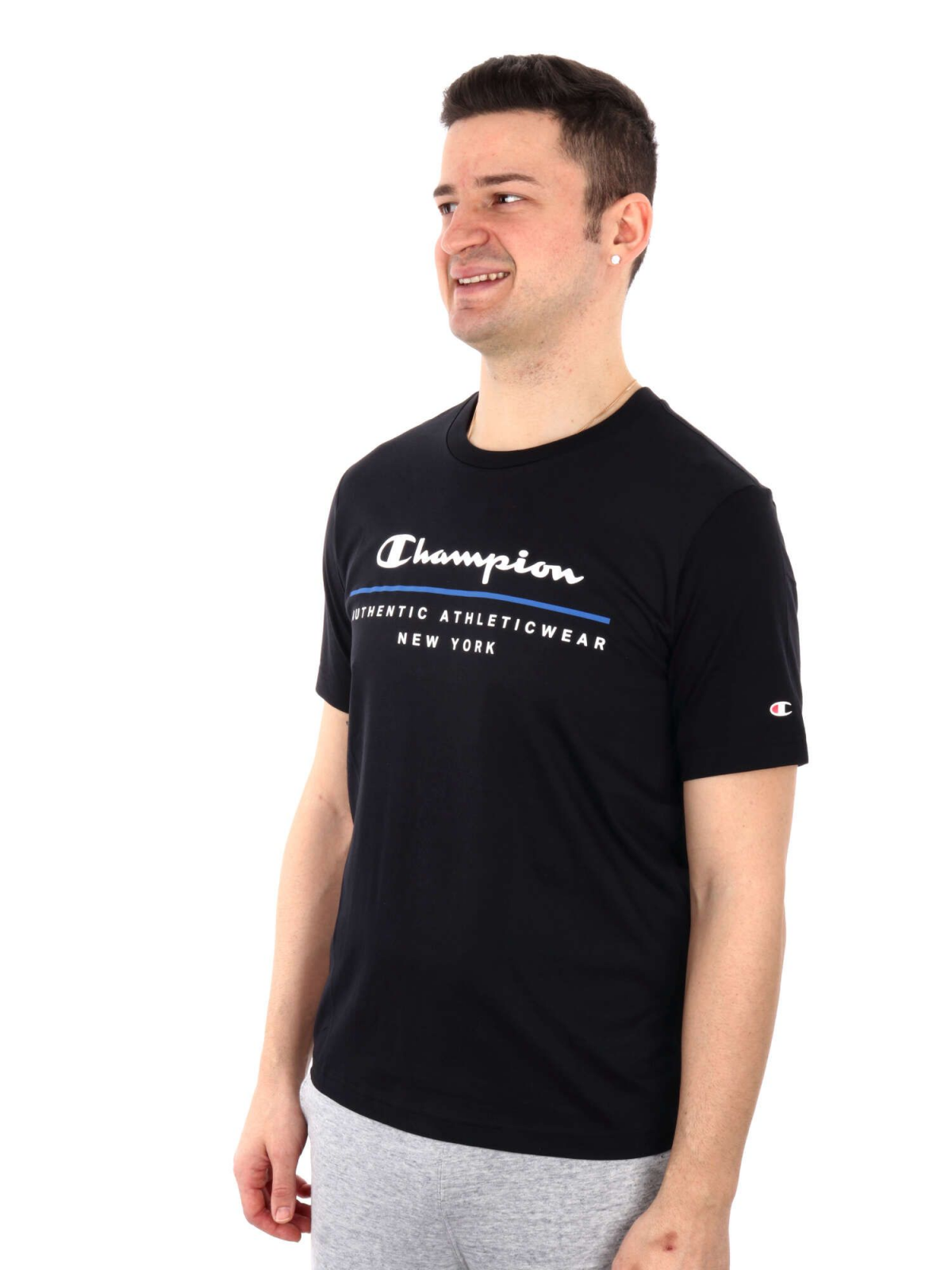 Футболка crewneck  219734-KK001 Champion Чорний M, фото №2