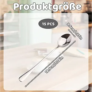 Ложка для лате макіато, набір, довгі synthetic.ua - Фото 1